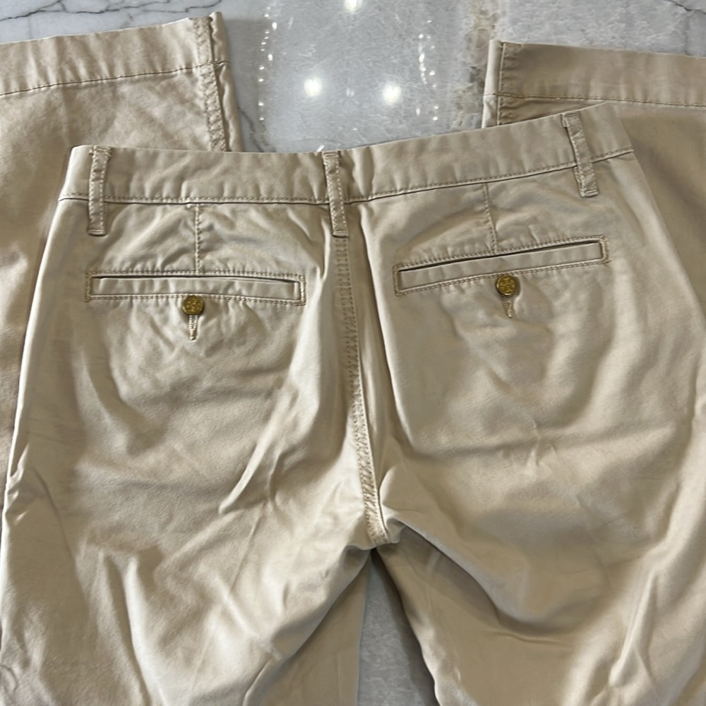 Tory Burch Khaki Cropped Pants
